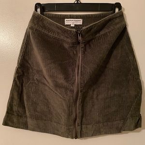 American Apparel cord mini, size XS